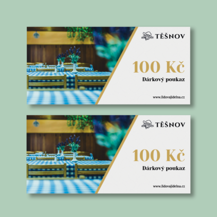 Poukaz ke stažení za 100 Kč do Lidové jídelny Těšnov