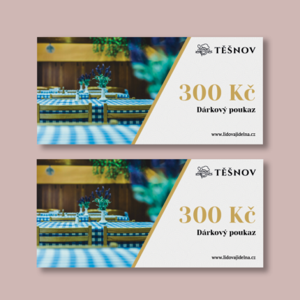Poukaz ke stažení za 300 Kč do Lidové jídelny Těšnov